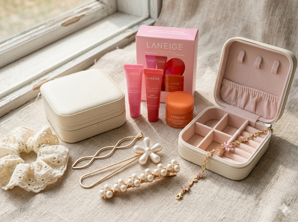 Blush Petal Vanity Hamper 🌸